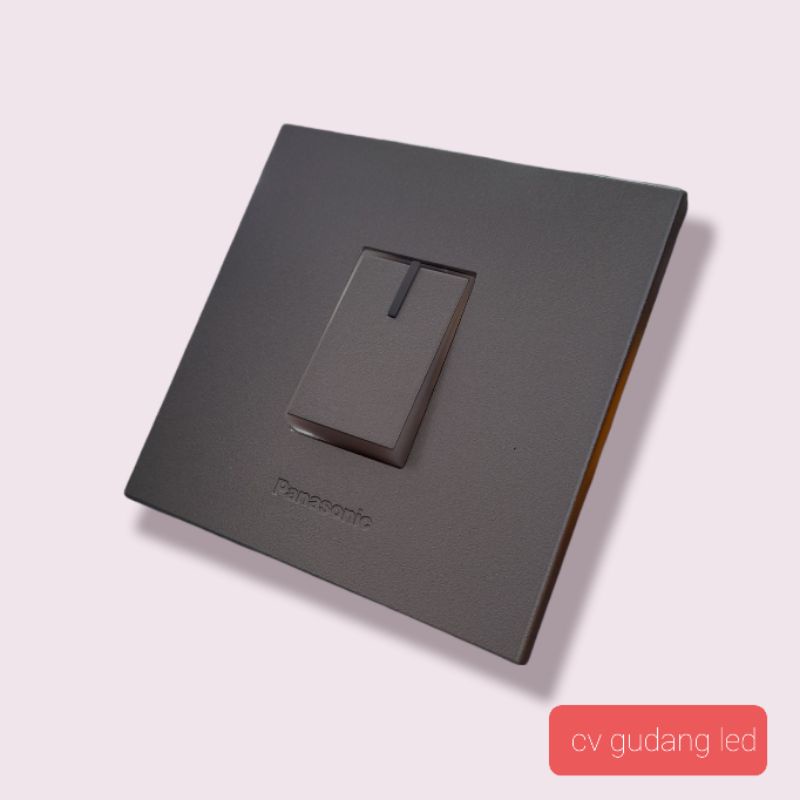 Saklar Engkel Style Silver iluminasi- Panasonic