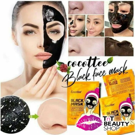 Cocottee Brightening Black Mask / PEEL OFF MASK (1 Sachet