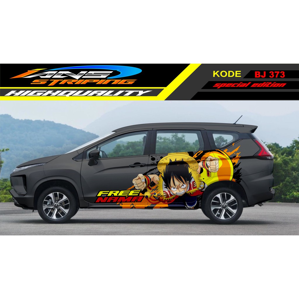 STICKER MOBIL AVANZA / STIKER VARIASI MOBIL ANIME RUSH  / STIKER MOBIL TOYOTA