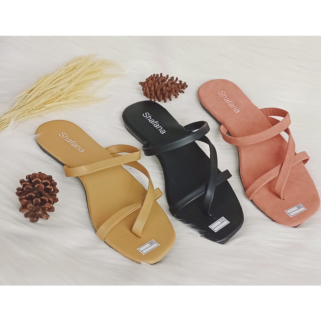 Sandal Teplek Wanita/Sandal Teplek Wanita Model Jepit Tali /Sandal Teplek Terbaru