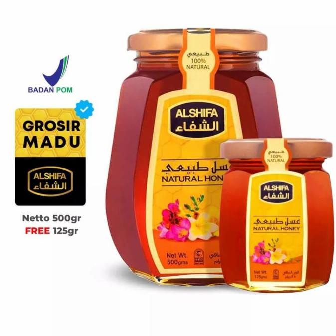 

Madu Asli murni Alshifa Kemasan promo 500gr free 125gr Terlaris