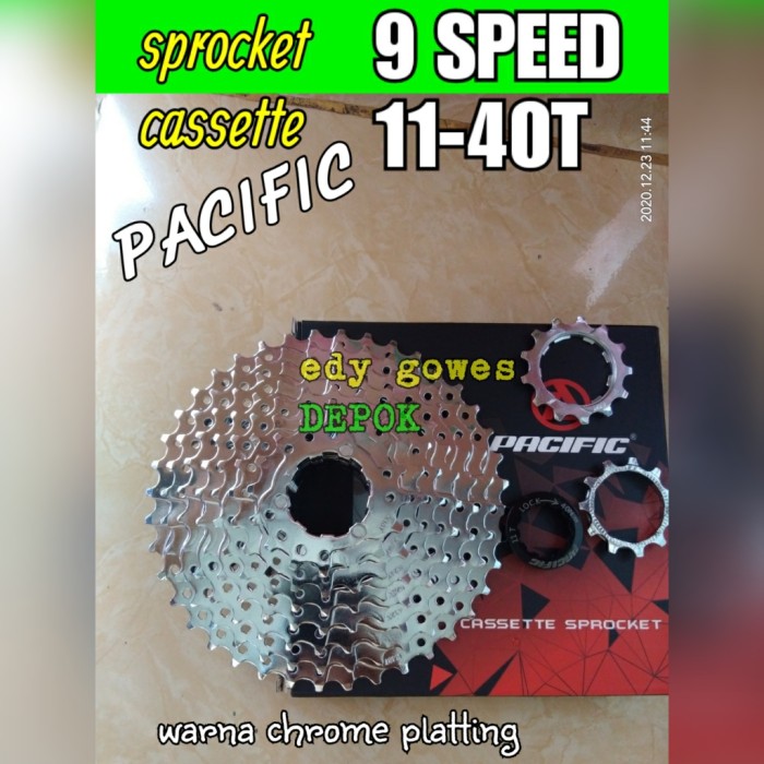 SPROCKET 9 SPEED 11-40T PACIFIC SPROCKET 9 SPEED 11-40T CASSETTE