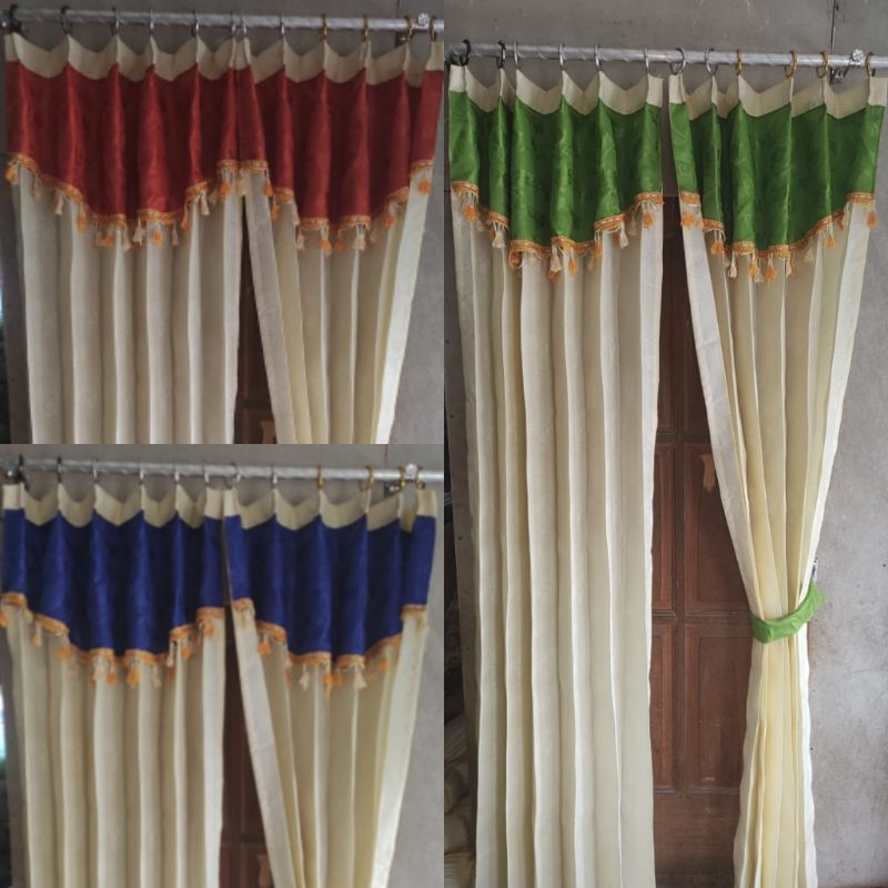 gorden korden gordeng hordeng gorden pintu dan jendela poni rumbai minimalis