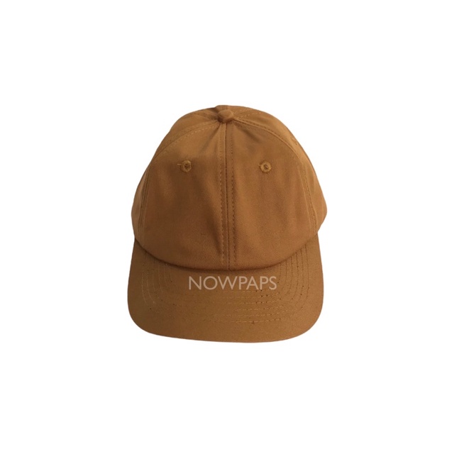 (COD)TOPI POLOS CANVAS CARAMEL PENJEPIT KUNINGAN STANDAR DISTRO.TOPI POLOS COKLAT CARAMEL CLOTHING