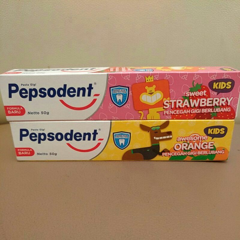 Pepsodent Kids 45gr Pasta Gigi Anak Odol