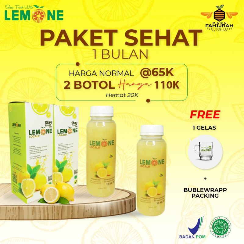 

AIR LEMON DIET BPOM / SARI LEMON LOKAL & CALIFORNIA / PAKET SEHAT 1 BULAN / PERASAAN LEMON