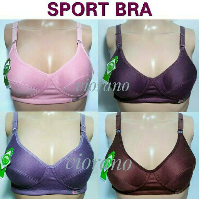 TERLARIS Sport Bra Viorano Hanna / Bra Tanpa Kawat 34 36 Bh Wanita Murah Busa Tipis Tanpa Kawat Bra Cewek Kutang Ibu Pakaian Dalam Wanita