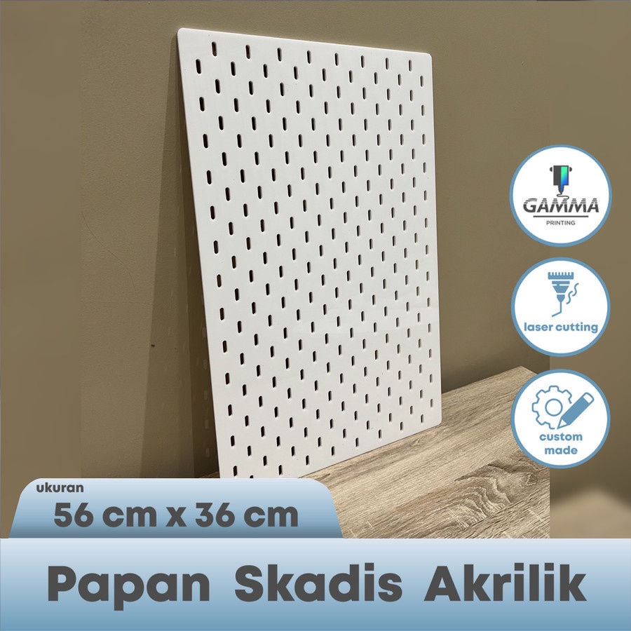 Pegboard Papan 56 x 36 CM SKDS Dinding