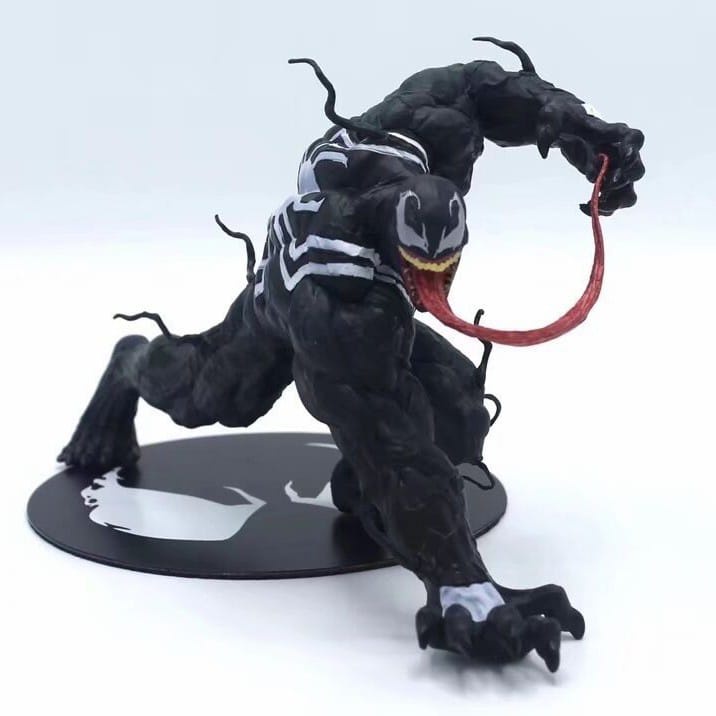 figure action black venom spiderman black figure avengers