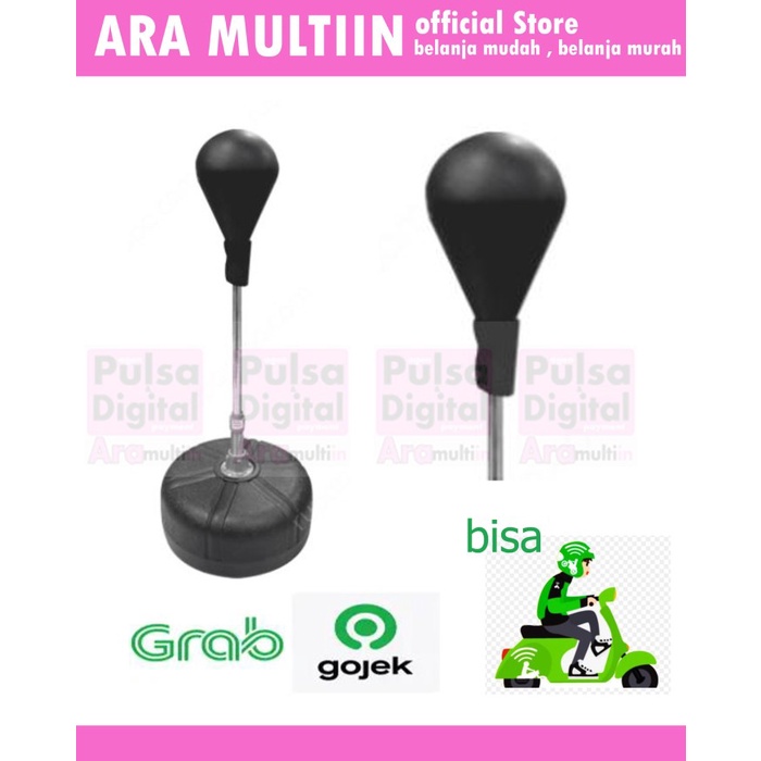 tinju-samsak- berwyn samsak tinju standing/punching ball - hitam -samsak-tinju.