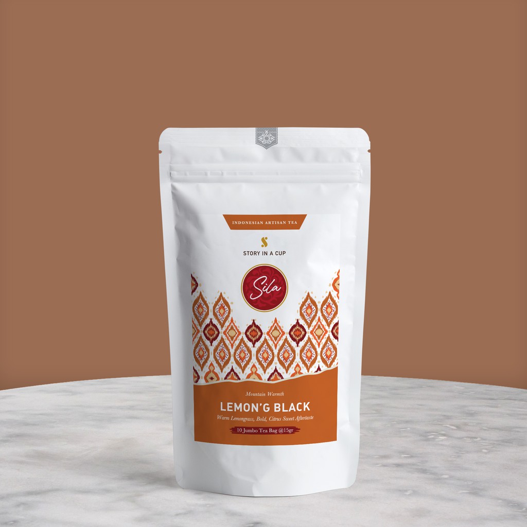 

Sila Artisan Tea - Lemongrass Black - Daily Gourmet - Artisan Tea Blend - Cafe Pack | Teh Premium | Black Tea