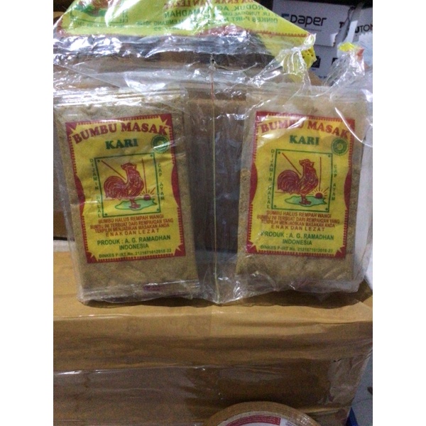 

10 pcs bumbu masak kari cap ayam