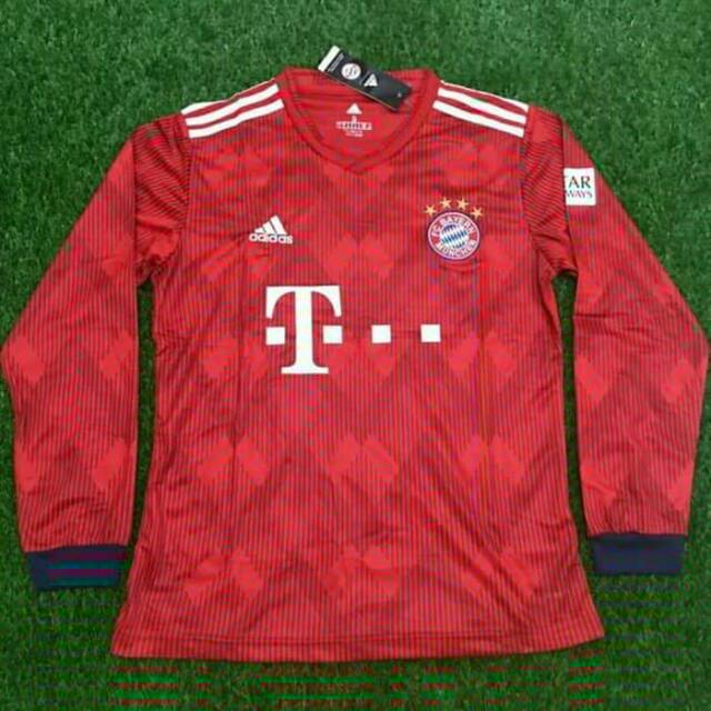 Jersey bola bayern munchen home LS 18/19 Grade Ori Thailand murah