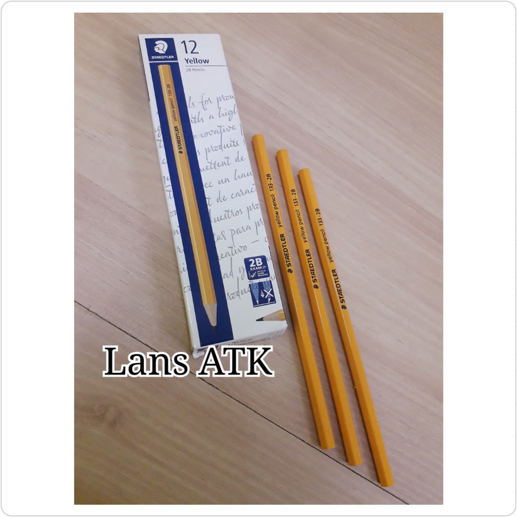 

Pensil Staedtler 2B Yellow/Staedtler Yellow Pencil 133-2B