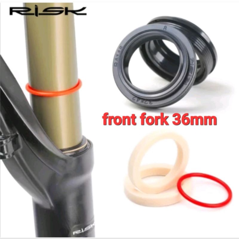 Risk Seal Fork Set 36mm Front Fork Dust Seal Kit SR Suntour Rockshock Fox 36mm