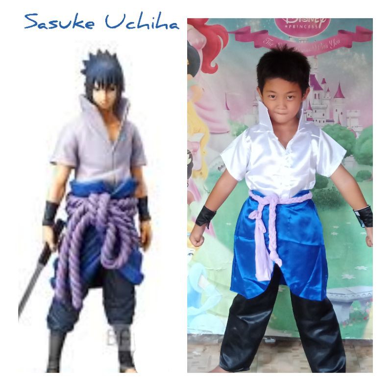 Kostum Sasuke Uchiha Baju Kostum Anime Sasuke Shopee Indonesia