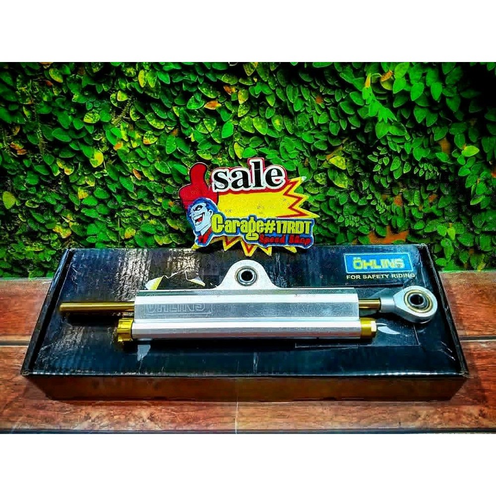 Stabilizer Ohlins Silver Laser Barcode 24 Click Fungsi Thailand