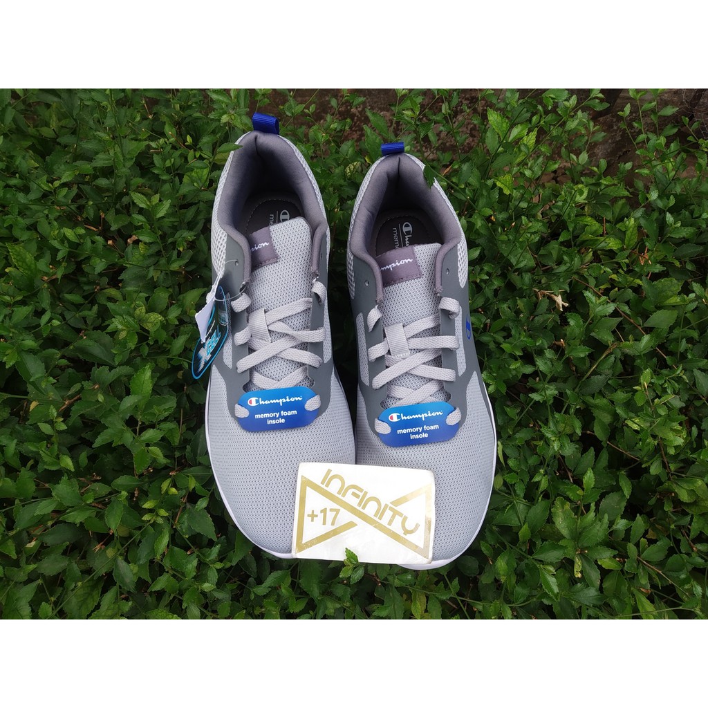Champion Original Concur Accord Grey Blue Men/Women/Unisex - Sepatu Champion Pria/Wanita