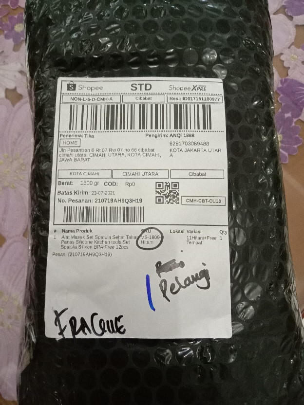 Alat Masak Set Spatula Sehat Tahan Panas Silicone Kitchen Tools Set Spatula Silikon Bpa-free 12pcs