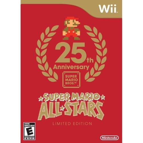 Kaset Game Nintendo Wii 25th Anniversary Super Mario All Stars