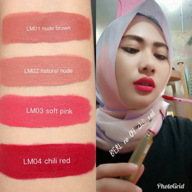 LIPCREAM MATTE WARNA MERAH CABE  Shopee Indonesia