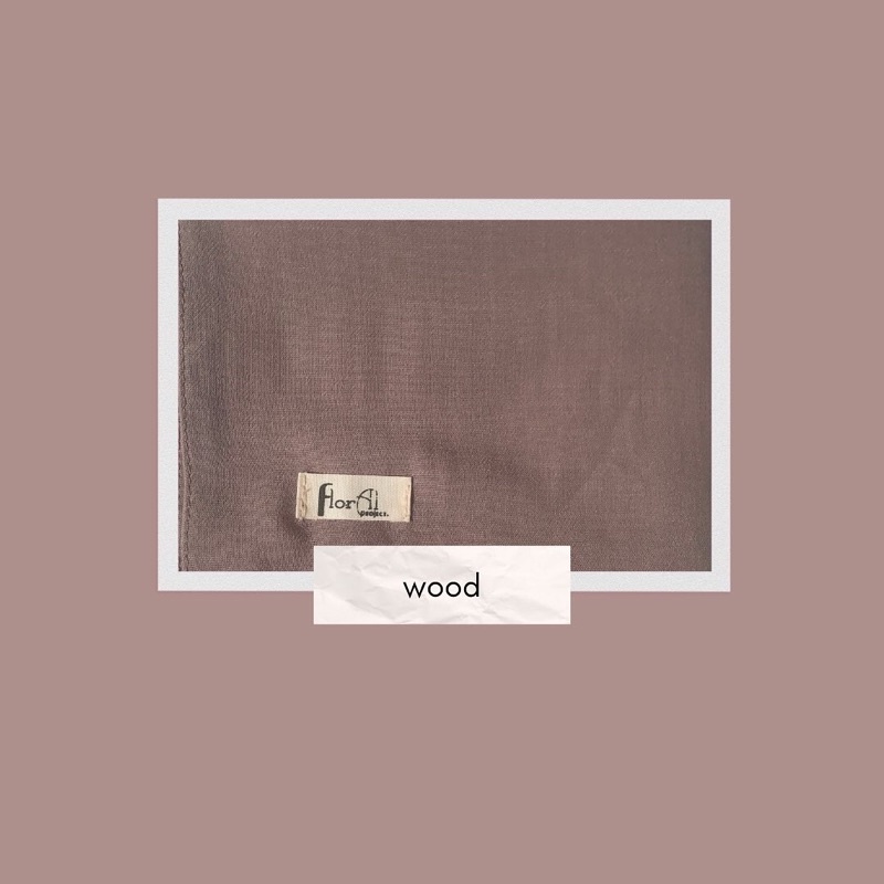 Qia Shawl Pashmina Voal Miracle-Wood