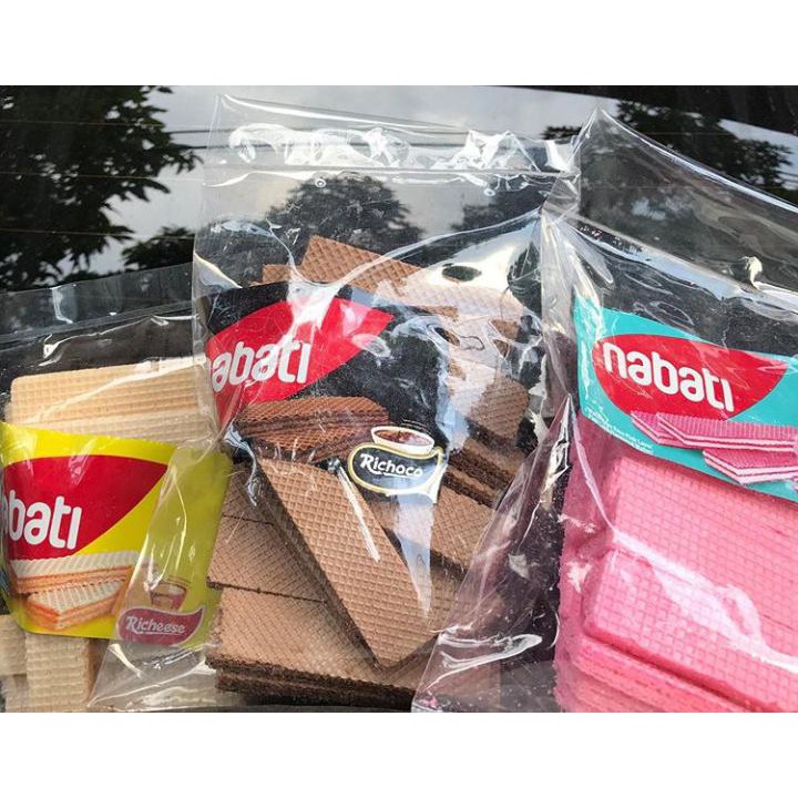 

Wafer Nabati Coklat/Keju/Pink Lava