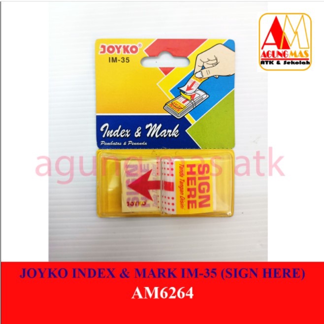 

JOYKO INDEX & MARK 1M -35 (SIGH HERE)