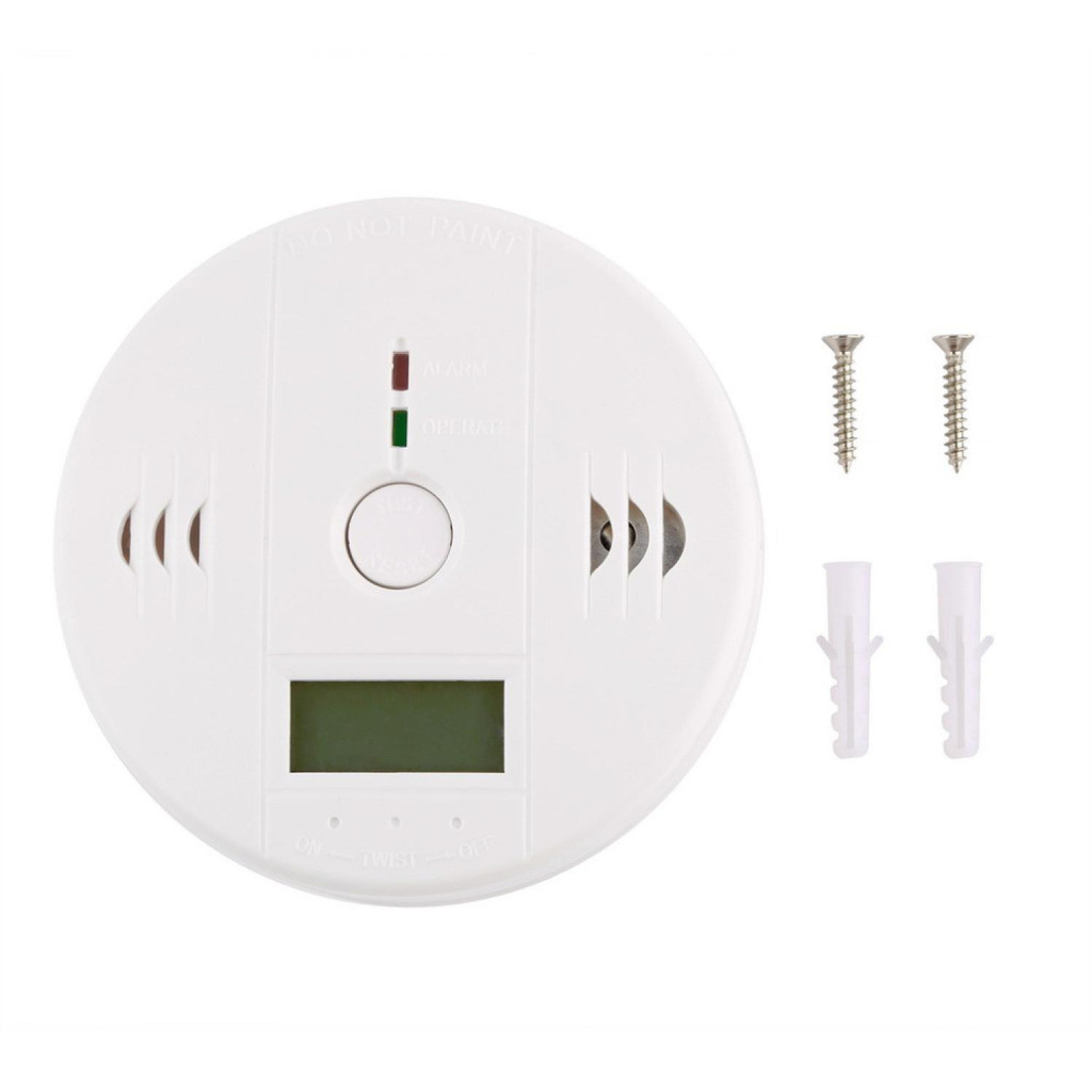 LESHP Carbon Monoxide Smoke Alarm Detector / Detektor CO2 - EN50291