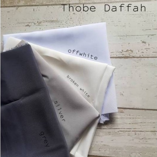 Kain Abaya Sultan Thobe Daffah POLOS LENGKAP