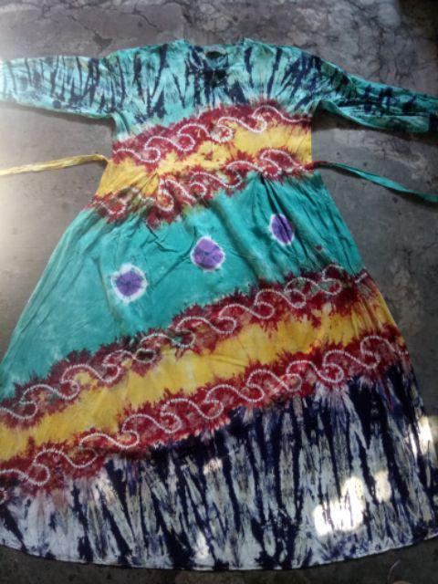 Gamis Batik Sasirangan Terbaru Jaminan Asli Pekalongan Original Terbaik