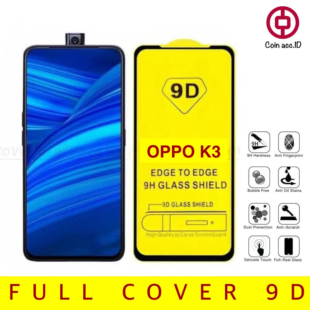 Tempered glass full OPPO K3 - full screen HD/6D/9D/11D