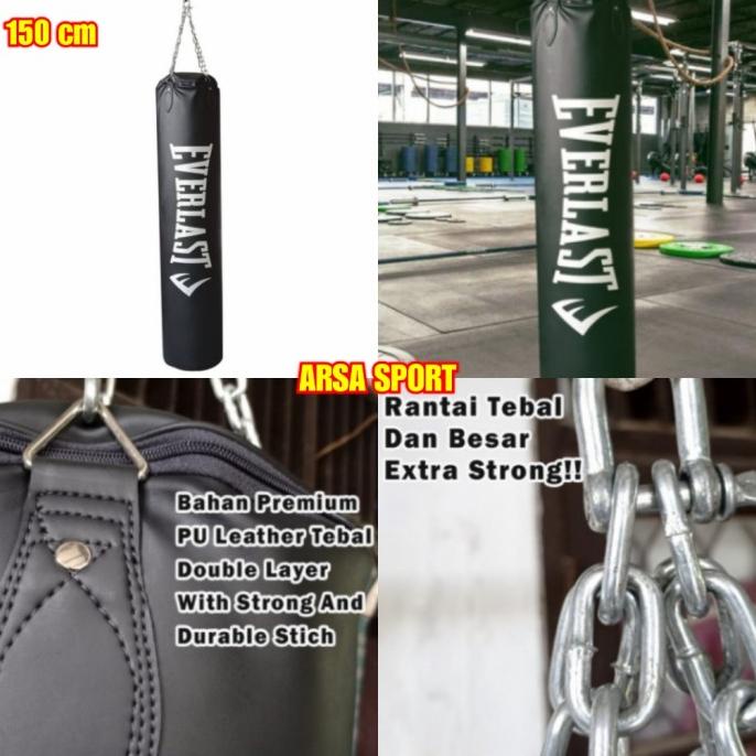 Samsak 150 CM Sansak Everlast Target Latihan Tinju Pukulan Tendangan