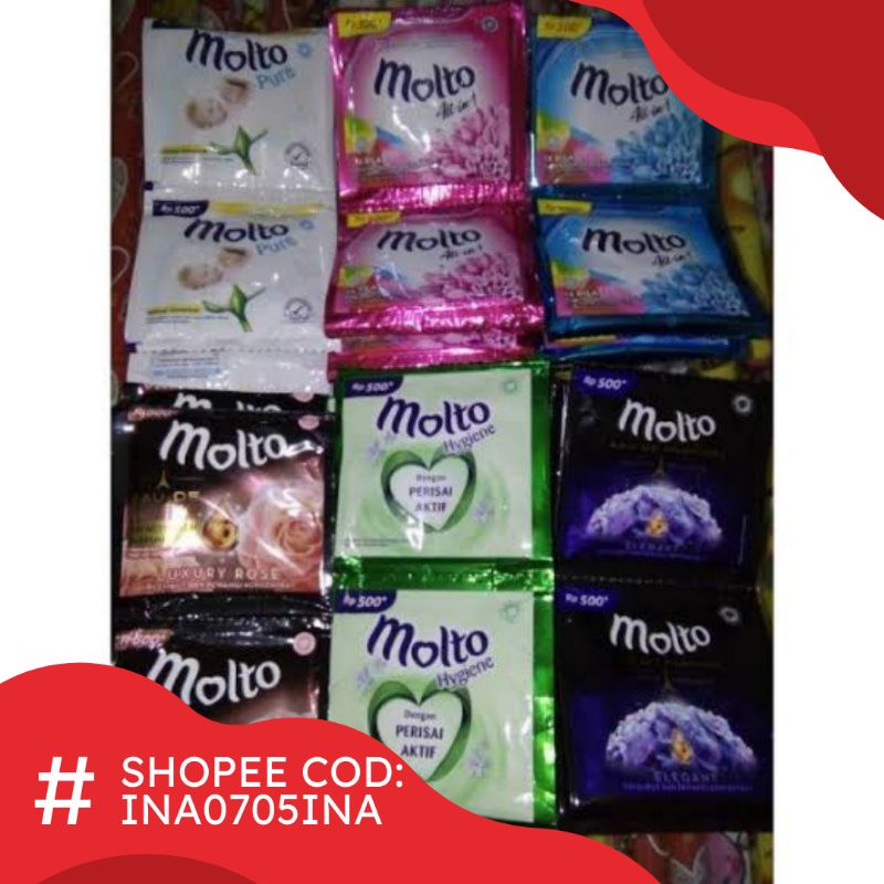 MOLTO SACHET  / 1 RENCENG / Molto All Varian