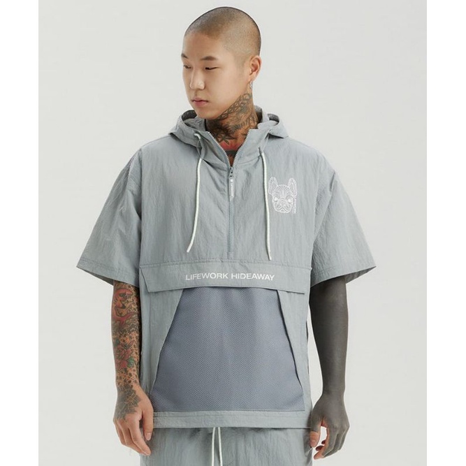 LIFEWORK HOODIE NEON STRING