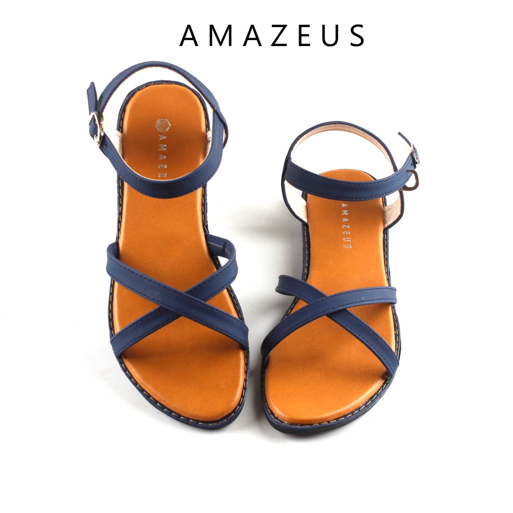 Amazeus ALANA Sandal  Tali  Wanita  Sendal Flat Strappy 