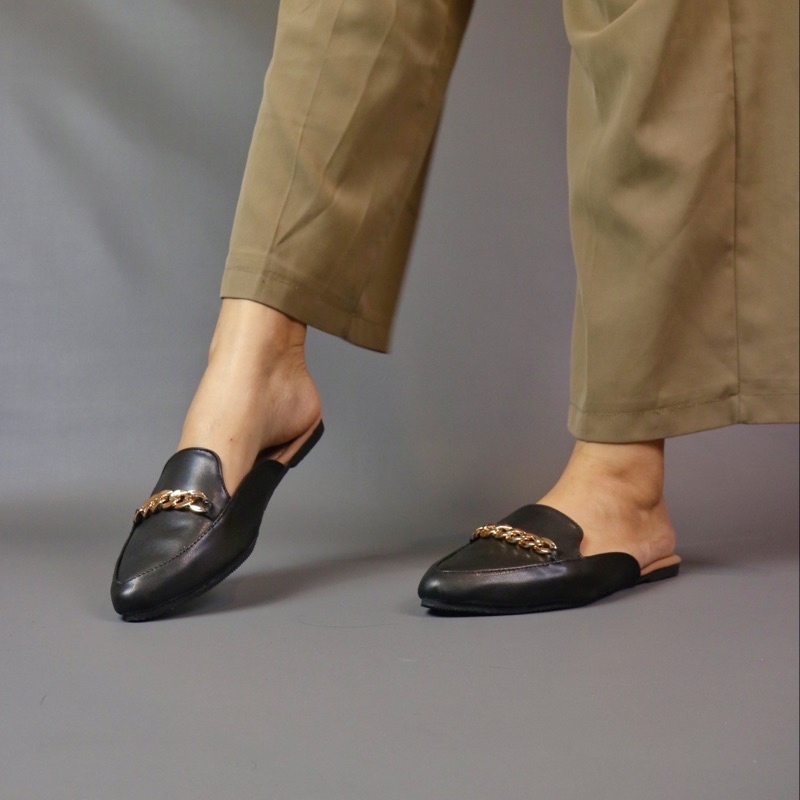 ZORA SEPATU MULES TERBARU WANITA KEKINIAN TERLARIS 2021 YARA FOOTWEAR PAPAKE-7