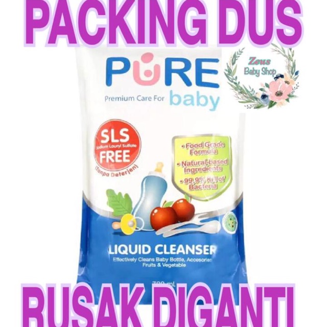 exp 2025  Pure Baby Liquid Cleanser 700ml