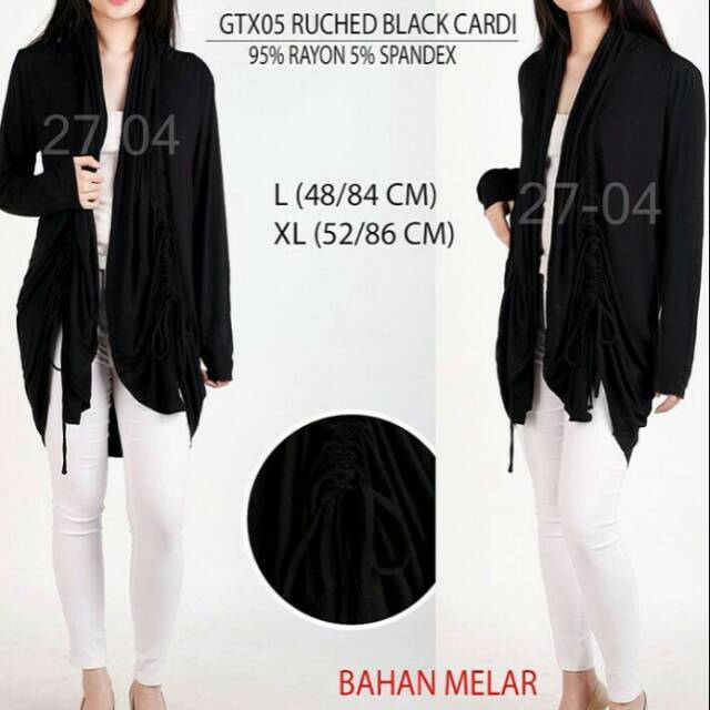 Gottex ruched cardi