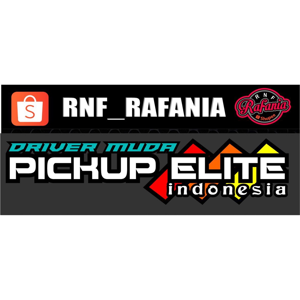 stiker mobil pickup granmax l300 carry pickup elite indonesia