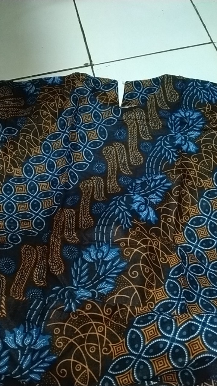 Couple Batik | Baju Batik | Baju Couple | Couple Batik Seno Biru Jumbo Xxl 3l 4l 5l