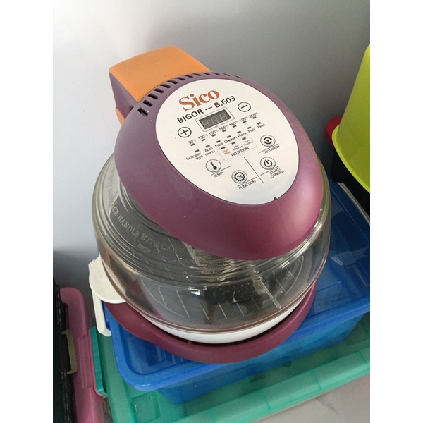 Air fryer Sico Bigor B604 second minus aksesoris dan dus modern fryer no oil technology deep fryer b