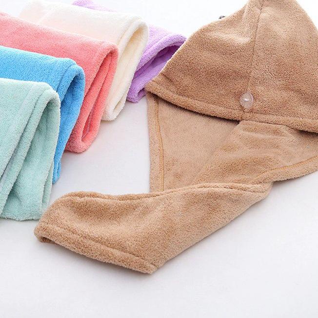 ♫ ♣️ SERAFINA ♣️ -Handuk Pengering Rambut / HANDUK TURBAN MICROFIBER ☊