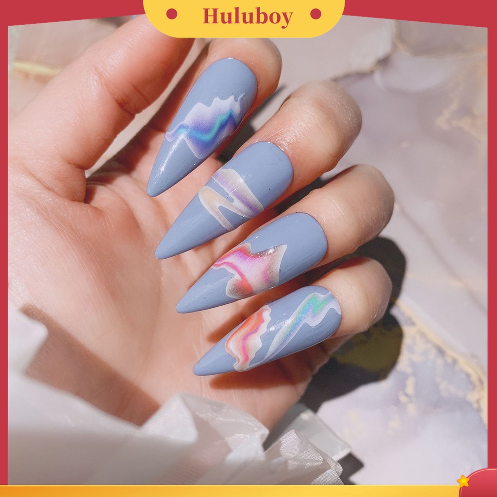 Huluboy Huluboy♡ Stiker Kuku Efek 3D Gaya Jepang Untuk Manicure