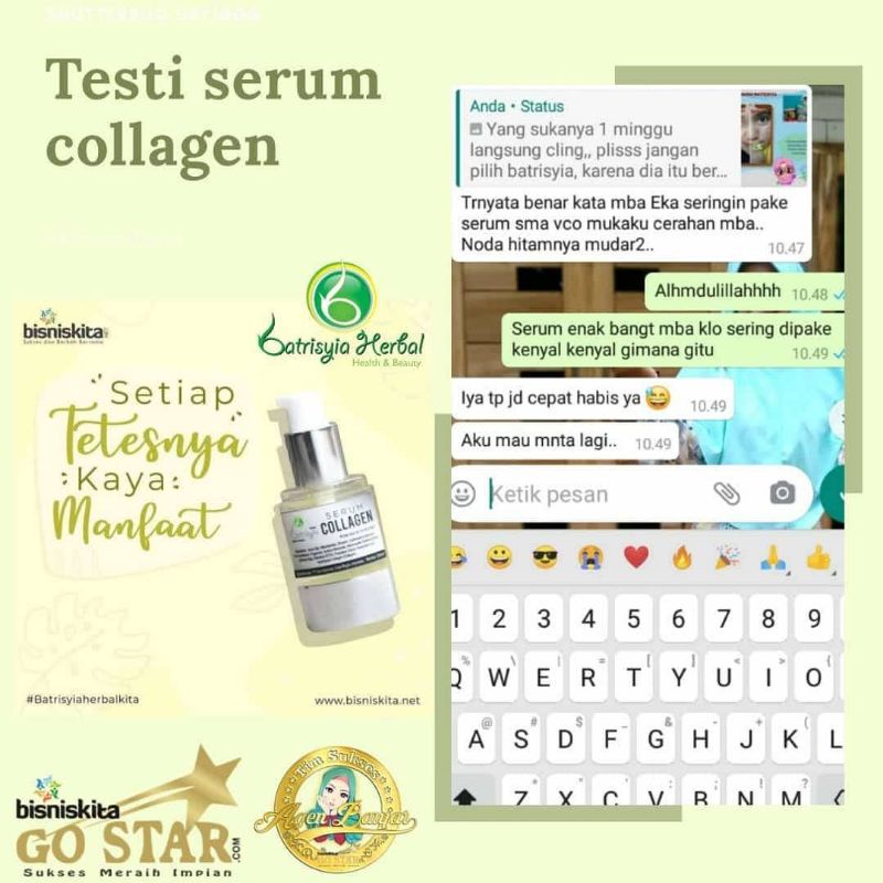 Batrisyia serum collagen/ serum kolagen / serum collagen