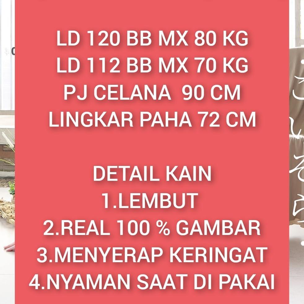 Piyama Dewasa Jumbo Ld 110 -Ld 120 Mx Bb 80 Kg Baju Tidur Jumbo
