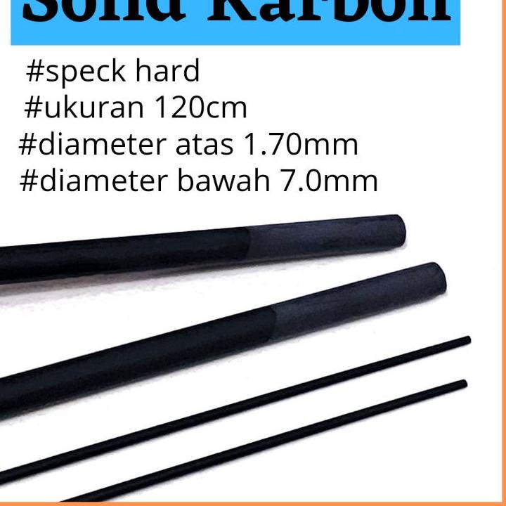 Banyak Dipakai.. carbon solid 120cm