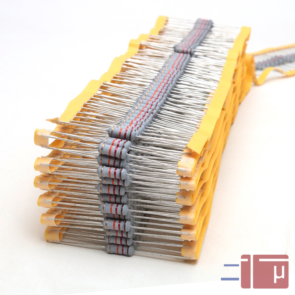 x10 Resistor 12K 1W Metal Oxide 5% Taiwan Kaki Tembaga