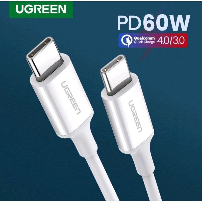 Ugreen 60W USB C to Type C Cable PD QC 3.0 Fast Charge Data Kabel