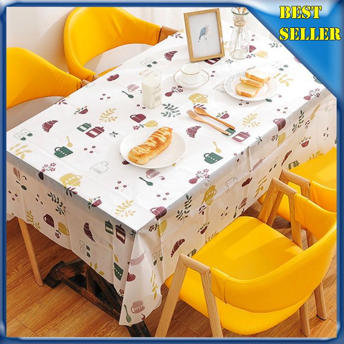 Taplak Meja Anti Air ALAT DAPUR 130 X 180 (-Tampilan meja jadi cantik)-